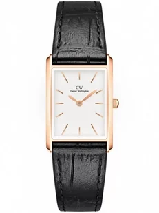 Zegarek ZEGAREK DAMSKI DANIEL WELLINGTON Bound Black Crocodile Rose Gold DW00100693 + BOX - Zegarki damskie - miniaturka - grafika 1
