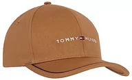 Czapki damskie - Tommy Hilfiger Czapka TH Skyline, Pustynny khaki, Rozmiar uniwersalny - miniaturka - grafika 1