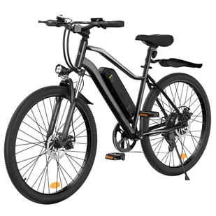EB3 Electric Bike 500W Motor 36V 10AH Battery 26'' Tires 32km/h Max Speed 100km Range Front and Rear Shock Absorber Smar - Rowery elektryczne - miniaturka - grafika 1