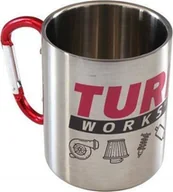 Kubki - TurboWorks Kubek metalowy 300ml Srebrny TurboWorks - miniaturka - grafika 1