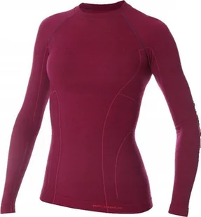 Brubeck Koszulka damska Active Wool liwkowa r. S (LS12810) - Koszulki i topy damskie - miniaturka - grafika 1