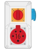 Wyłączniki światła i elektryczne - Pawbol Rozdzielnica R-BOX KOMPAKT 16A/5 1x250V wył L/P B.165/1/LP B.165/1/LP - miniaturka - grafika 1