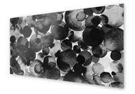 Dekoracje domu - Panel kuchenny HOMEPRINT Czarne plamy na tle papieru 120x60 cm - miniaturka - grafika 1