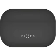 Akcesoria do słuchawek - Apple Etui Pokrowiec FIXED Silky pro Airpods Pro FIXSIL-754-BK) Czarne - miniaturka - grafika 1