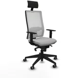 Fotele i krzesła biurowe - Krzesło Biurowe Piqueras y Crespo 1D066G1 Jasnoszary - miniaturka - grafika 1