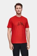 Koszulki sportowe męskie - Koszulka męska T-shirt Alpinus Patkhor rudy - miniaturka - grafika 1