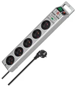 Listwy zasilające - Brennenstuhl super-solid 5gn 2,5m srebrna 13.500a 001441040000 - miniaturka - grafika 1