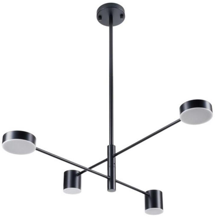 Lampa sufitowa Step into Design Modernistyczna lampa sufitowa Clex ST-8102P-4 Step LED 18W 3000K czarna