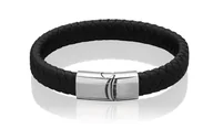 Bransolety męskie - Bransoletka męska skórzana B-03 - miniaturka - grafika 1