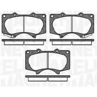 Klocki hamulcowe - komplet MAGNETI MARELLI 363916060409 - Klocki hamulcowe - miniaturka - grafika 1