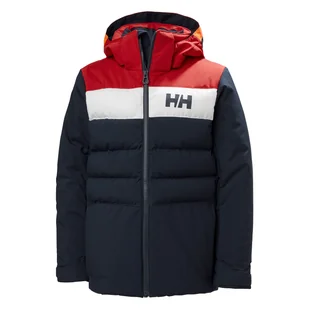 Dziecięca Kurtka ocieplana HELLY HANSEN JR CYCLONE JACKET 41689_599 – Granatowy - Kurtki narciarskie - miniaturka - grafika 1