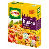 Kasza - Kasza Bulgur Brązowy 3 X 100 G Cenos - miniaturka - grafika 1