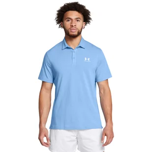 Męska koszulka polo Under Armour UA Icon Polo - niebieska - UNDER ARMOUR - Koszulki sportowe męskie - miniaturka - grafika 1