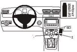 ProClip do Volkswagen Passat 05-15 - Uchwyty samochodowe do telefonów - miniaturka - grafika 1