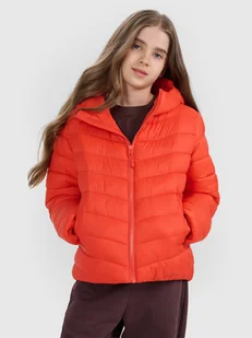 4F Kurtka puchowa z wypełnieniem syntetycznym chłopięca - czerwona 122 (6-7 lat) - Kurtki i kamizelki sportowe męskie - miniaturka - grafika 1