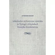 Filologia i językoznawstwo - Leksykalno-stylistyczne zjawiska w Trylogii... - miniaturka - grafika 1