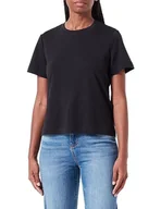 Koszulki i topy damskie - VERO MODA Vmnaima Ss O-Neck VMA Noos T-shirt damski, czarny, XS - miniaturka - grafika 1