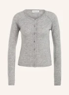 Swetry damskie - Rosemunde Kardigan Laica Z Dodatkiem Kaszmiru grau - miniaturka - grafika 1