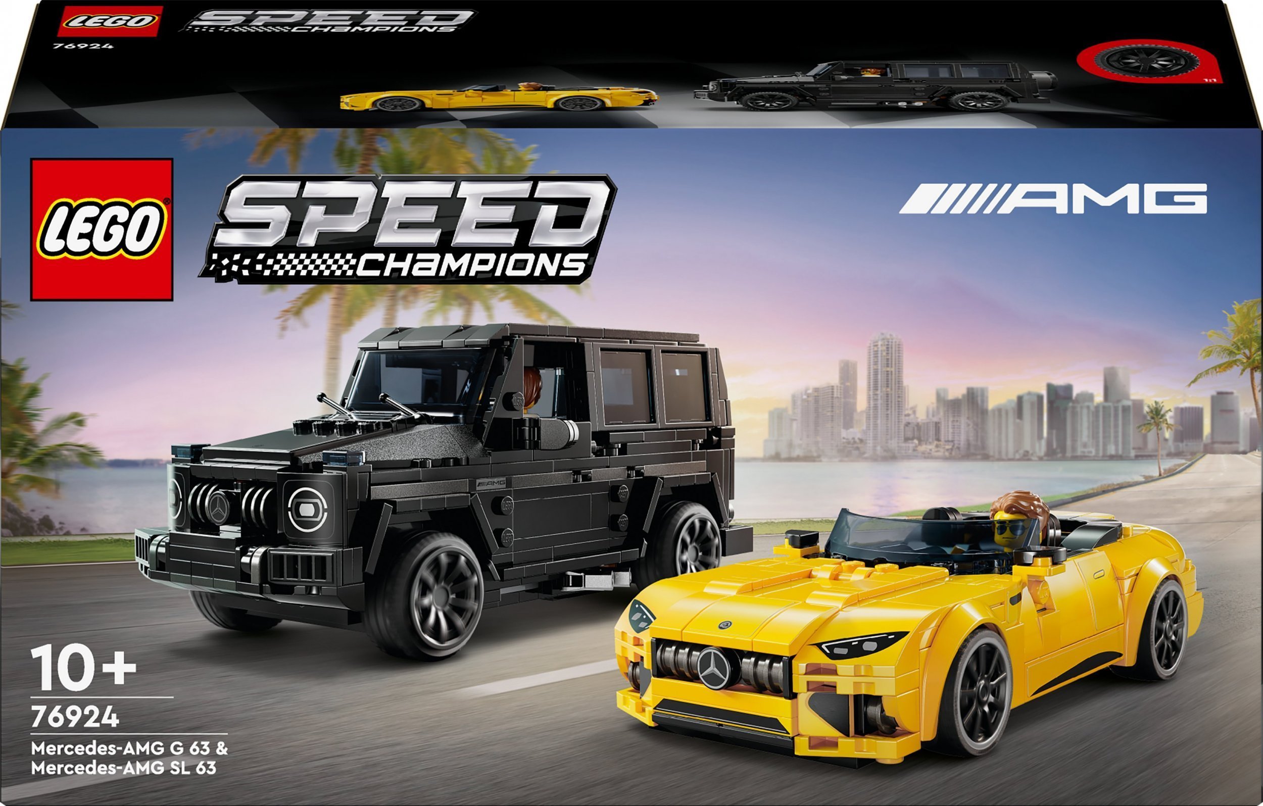 LEGO Speed champions Mercedes-AMG G 63 i Mercedes-AMG SL 63 4 szt. 76924