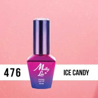 Lakiery hybrydowe - Molly Lac Lakier hybrydowy MollyLac Macarons Ice Candy 10 ml Nr 476 - miniaturka - grafika 1