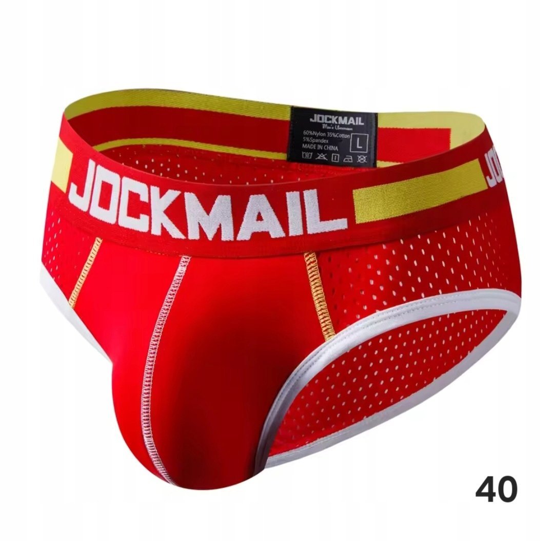 Męskie SLIPY JOCKMAIL gay bielizna rozmiar L (40)