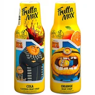 Syropy i koncentraty owocowe - Syrop FruttaMax MINIONKI COLA 500ml + Syrop FruttaMax MINIONKI POMARAŃCZA 500ml - miniaturka - grafika 1