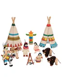 Lalki dla dziewczynek - Goki Figurki "Rdzenni Amerykanie" - 3+ - miniaturka - grafika 1