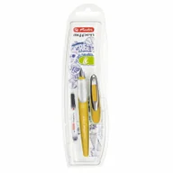 Przybory szkolne - Herlitz Pióro wieczne My.Pen L musztardowe/białe - miniaturka - grafika 1