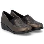 Mokasyny damskie - Mokasyny damskie Rieker L5351-90 BRONZE R.39 - miniaturka - grafika 1