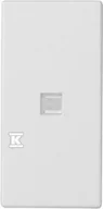 Klawisze i ramki - Kontakt Simon Kontakt_Simon Klawisz 45x22,5 łącznika zwiernego z podświetleniem czysta biel Simon Connect K113/9 - miniaturka - grafika 1