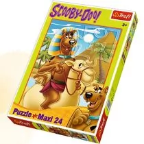 Trefl 24 Maxi Scooby DooDoo w Egipcie PT-14233 - Puzzle - miniaturka - grafika 1