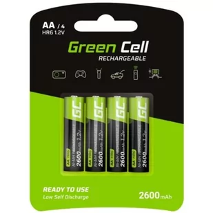 Green Cell Akumulator Green Cell 4x AA HR6 2600mAh GR01 - Ładowarki i akumulatory - miniaturka - grafika 1