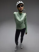 Spodenki rowerowe - 4F Legginsy rowerowe z żelowo-piankową wkładką i szelkami damskie - czarne XL - miniaturka - grafika 1