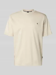 T-shirt o kroju regular fit z czystej bawełny model ‘TAUT’ - Koszulki męskie - miniaturka - grafika 1