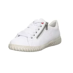 Rieker Damskie sneakersy N0900, biały, 39 eu - Sneakersy damskie - miniaturka - grafika 1