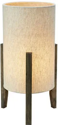 Markslöjd - Eruca 1 Lampa Stołowa H39 Walnut/Beige Markslöjd - Lampy stojące - miniaturka - grafika 1