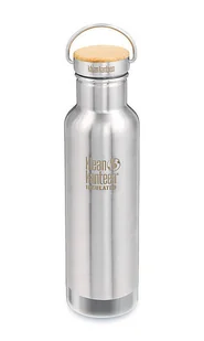 Klean Kanteen Klean Kanteen Reflect Vacuum Insulated Butelka Korek bambusowy 592ml, mirrored stainless  2021 Termosy 1007887 - Butelki termiczne - miniaturka - grafika 2