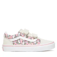 Buty dla dziewczynek - Tenisówki Vans Old Skool V VN000CYDCY71 Écru - miniaturka - grafika 1