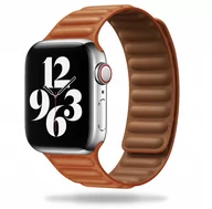 Akcesoria do smartwatchy - GK PROTECTION, Magnetyczna bransoleta do Apple Watch 1/2/3/4/5/6/7/SE (38/40/41 mm), brązowy - miniaturka - grafika 1