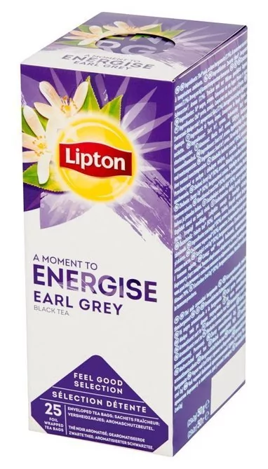 Lipton Czarna herbata Classic Earl Grey 25 kopert