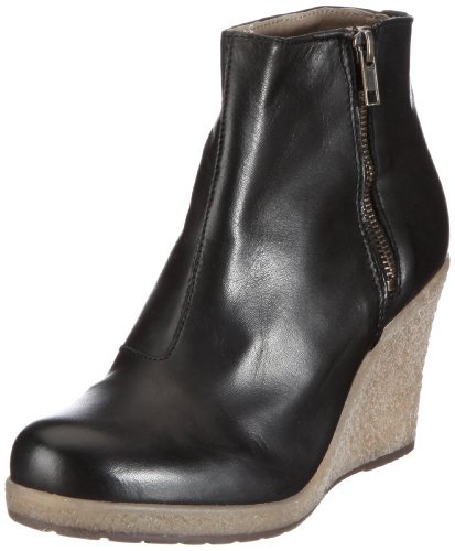 Buffalo London ES 11060 GARDA 122901 kozaki damskie, czarny - Czarny Noir 01-42 EU