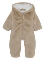 Pajacyki dla niemowląt - Noppies Pluszowy kombinezon w kolorze szarobrązowym - miniaturka - grafika 1