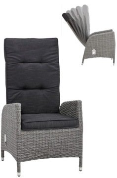 2xKRZESŁO Fotel Krzesła Brisbane Rattan Rozkładane