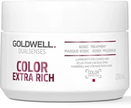 Odżywki do włosów - Goldwell Dualsenses Color Extra Rich, 60-sekundowa kuracja nabłyszczająca do włosów grubych i opornych, 200 ml - miniaturka - grafika 1