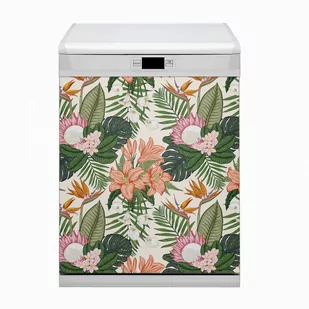 Bluedecor Maskownica Magnes na zmywarkę Kwiaty mural 60x80 - Dekoracje domu - miniaturka - grafika 1