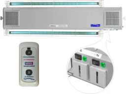 NBVE-110/110SL RC 2-funkcyjna lampa bakteriobójcza przepływowa sufitowa z pilotem i licznikami - Urządzenia medyczne - miniaturka - grafika 1