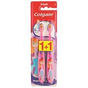 Szczoteczki do zębów dla dzieci - Colgate Szczoteczka do zębów dla dzieci Colgate 6+ lat Miękka (2 sztuki) - miniaturka - grafika 1