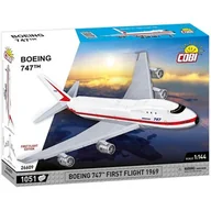 Zabawki konstrukcyjne - Klocki Boeing 747 First Flight 1969 Cobi Klocki - miniaturka - grafika 1