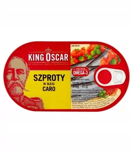 KING OSCAR Szproty w oleju caro - Konserwy i dania rybne - miniaturka - grafika 1
