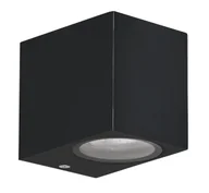 Lampy ogrodowe - Czarny nowoczesny kinkiet zewnętrzny - D172 Hajfun - miniaturka - grafika 1